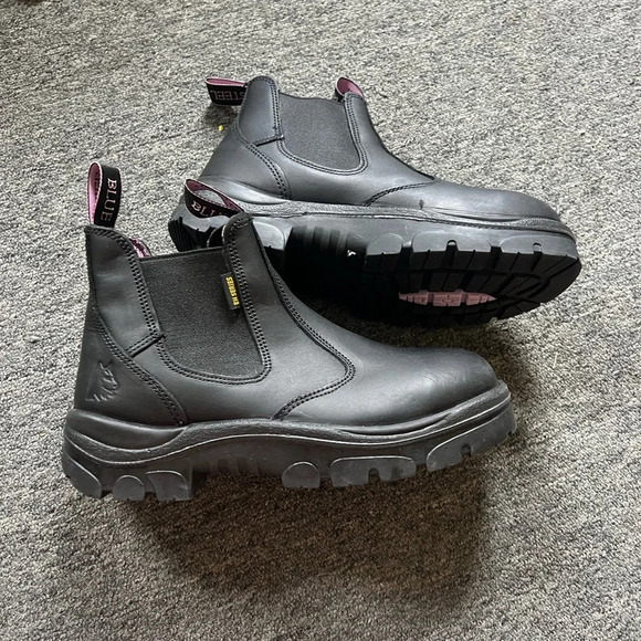 Steel Blue Ladies Hobart 6-inch Elastic Sided Slip On Boot, Black, size 40 - Picture 6 of 10